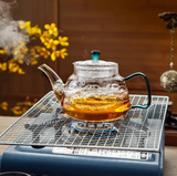 Teapots - Glass - Green-Handled