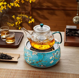 Teapots - Glass - Green-Handled