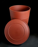 Three-Segment Bamboo Yixing Tea Caddy
