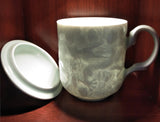 Cups - Porcelain - Celadon Dragon Mug