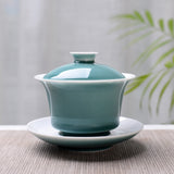 Gaiwans - Celadon & Gold