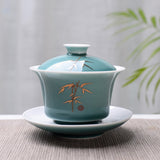 Gaiwans - Celadon & Gold
