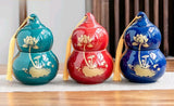 Dual-Layer Lotus Gourd Tea Caddies