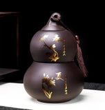 Dual-Layer Four Season Gourd Tea Caddies