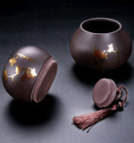 Dual-Layer Four Season Gourd Tea Caddies