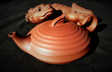 Teapots - Banded Cinnabar Phoenix Teapot
