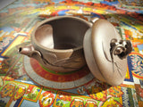 Teapots - Yixing - Wood-Fired Bamboo Drum Teapot