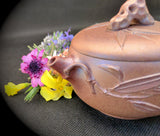 Teapots - Yixing - Wood-Fired Bamboo Drum Teapot