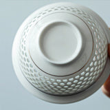 Gaiwans - Porcelain - Honeycomb Window