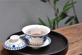 Gaiwans - Porcelain - Rice Grain Window