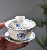 Gaiwans - Porcelain - Rice Grain Window