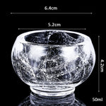 Cups - Glass - Snow Crystal