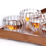 Cups - Glass - Dual-layer Pumpkin (6 Cups)
