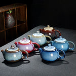 Teapots - Ceramic - Rabbit-Hair Style Glaze