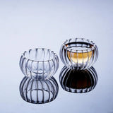 Cups - Glass - Dual-layer Pumpkin (6 Cups)