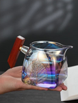 Pitchers - Glass - Iridescent Rainbow Leaf