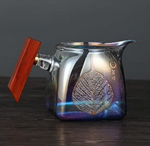 Pitchers - Glass - Iridescent Rainbow Leaf