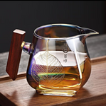 Pitchers - Glass - Iridescent Rainbow Leaf