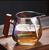 Pitchers - Glass - Iridescent Rainbow Leaf