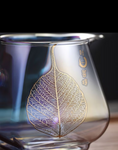 Pitchers - Glass - Iridescent Rainbow Leaf