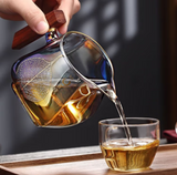 Pitchers - Glass - Iridescent Rainbow Leaf