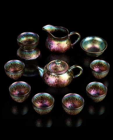 Tea Sets - Peacock Glaze Sets