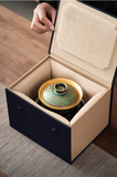 Gaiwans - Gilded Peacock Glaze Gaiwans