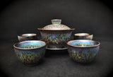 Tea Sets - Peacock Glaze Sets