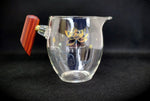 Pitchers - Glass - Wood-Handled Lotus Pitcher