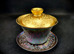 Gaiwans - Gilded Peacock Glaze Gaiwans