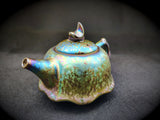 Teapots - Peacock Glaze Lotus Moon Teapot