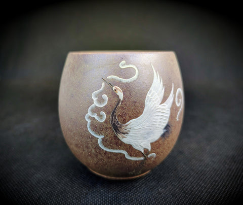 Cups - Wood-Fired Yixing - Crane