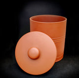 Two-Segment Bamboo Yixing Tea Caddy