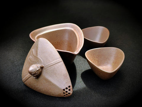 Tea Sets - Yixing - Wood-fired Nesting Set