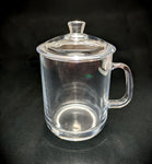 Cups - Glass - Glass-Lidded Infuser Mug