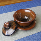 Gaiwans - Jianzhan - Golden Rabbit-Hair