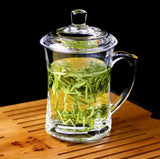 Cups - Glass - Lidded Mug