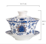 Gaiwans - Porcelain - Golden Lotus