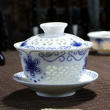 Gaiwans - Porcelain - Rice Grain Window