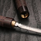 Tea Knives - Patterned Steel - Auspice of the Dragon & Horse