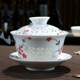 Gaiwans - Porcelain - Rice Grain Window