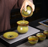 Gaiwans - Jianzhan - Green Partridge