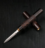 Tea Knives - Patterned Steel - Auspice of the Dragon & Horse