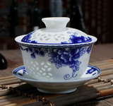 Gaiwans - Porcelain - Rice Grain Window