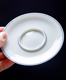 Gaiwans - Porcelain - Hand-Painted Blue Bamboo