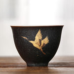 Cups - Ceramic - Golden Crane