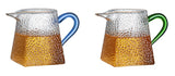 Pitchers - Hammered Glass - Colored Handle
