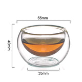 Cups - Glass - Dual-Layer (6 Cups)