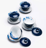 Gaiwans - Hand Painted Blue & White