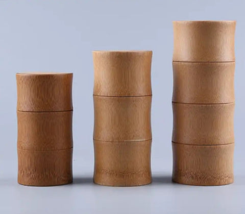Bamboo Design Tea Caddies